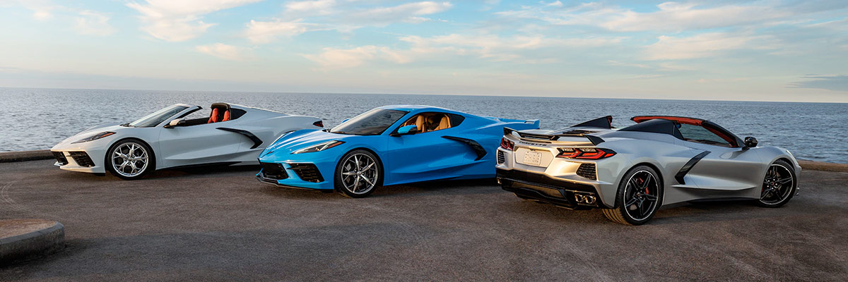 Lineup for 2020 Chevy Corvettes
