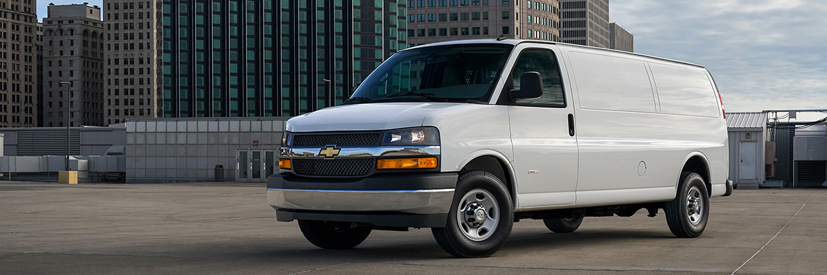 Chevy high clearance top cargo van