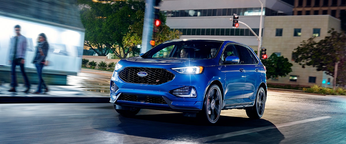 2020 Ford Edge ST on road