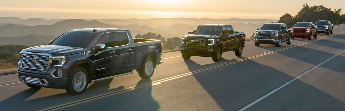 GMC Sierra 1500 on road