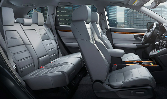 Touring shown with Gray Leather. Leather-trimmed interior standard on EX-L and Touring.