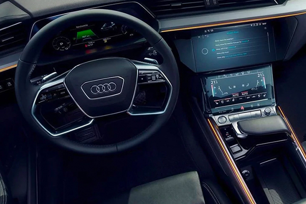 2021 Audi e-tron® interior arial view