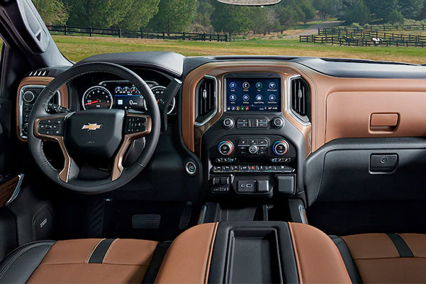 2021 Chevy Silverado 1500 dashboard