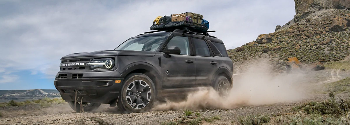 2022 Ford Bronco Sport on dirt road