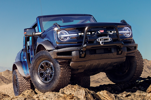 2021 Ford Bronco in the wilderness