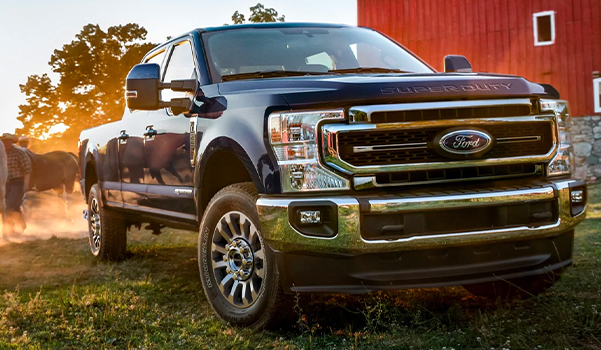 2021 Ford Super Duty F 250 Lariat Crew Cab in Antimatter Blue