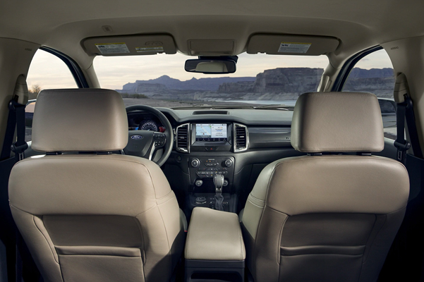 2021 Ford ranger interior dash