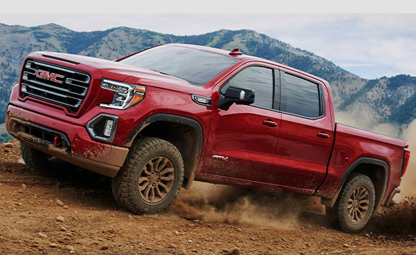 2021 GMC Sierra 1500 AT4 Off-Road Truck with 2-inch suspension lift