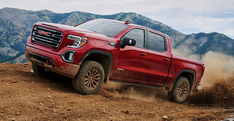 2021 GMC Sierra 1500 off roading