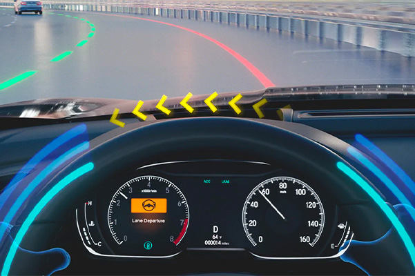 Honda turn sensing