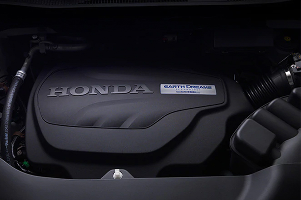 The 20201 Honda Pilot offers a 3.5 liter, 280-horsepower V-6 engine