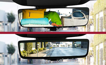 ClearSight interior rear view mirror