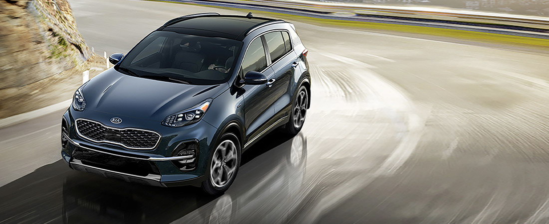 2021 kia sportage on the road