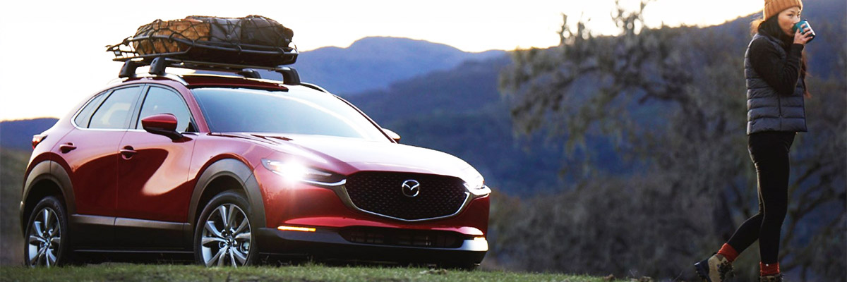 2021 Mazda CX-30 with mountain background