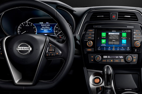 2021 Nissan Maxima D-shaped steering wheel