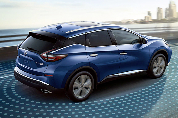 nissan murano showcasing safety features for the intelligent mobility