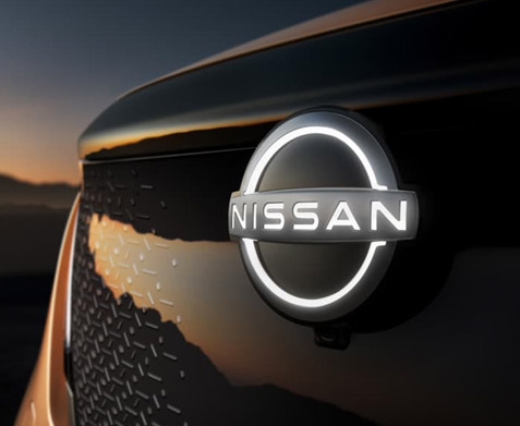 2022 Nissan Ariya front grill new nissan logo