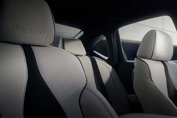 2022 TLX Premium Orchid leather seating surfaces