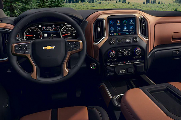 2022 Chevrolet Silverado HD Interior Driver's Seat View