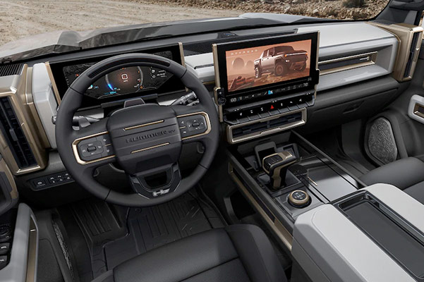 2022 HUMMER EV dashboard