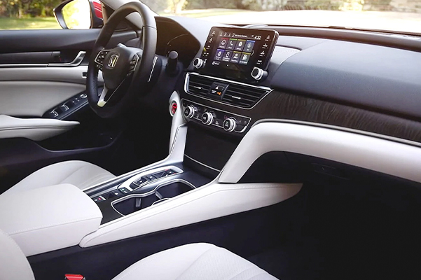 interior view of the new 2022 honda accord