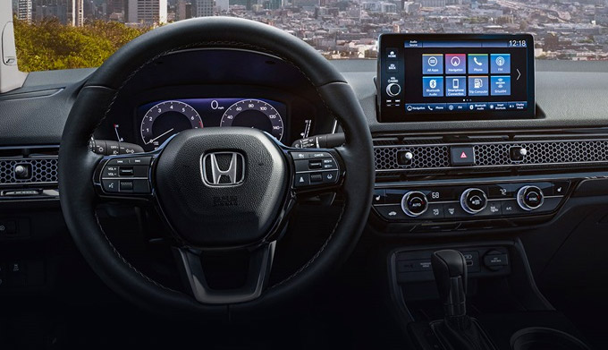 2022 honda civic interior