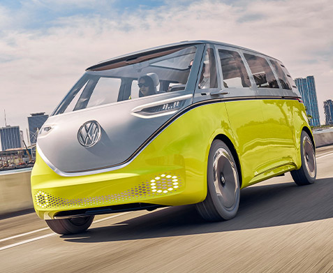 Volkswagen ID.BUZZ – Concept vehicle shown. Not available for sale. Specifications may change.