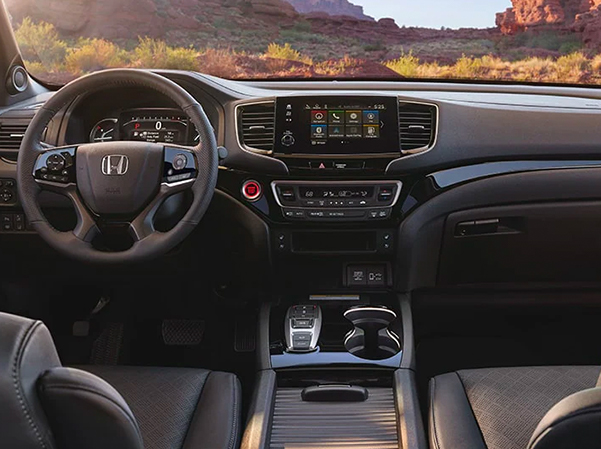 Interior view of the 2023 Honda Passport