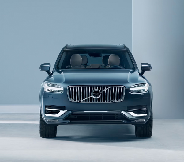 Front view of the volvo XC90