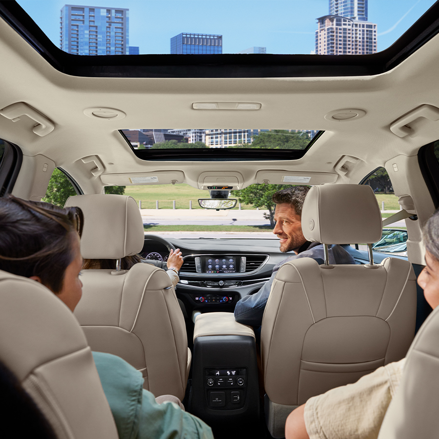 Interior view of the new 2024 Buick Enclave