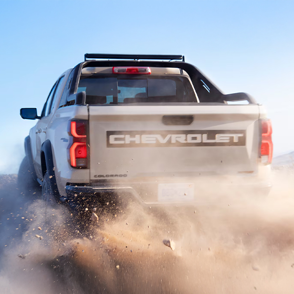 The Chevy Colorado Driving Through Sand Dunes