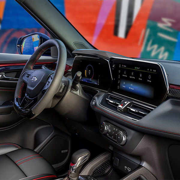 Interior view of the 2025 Chevrolet Trailblazer
