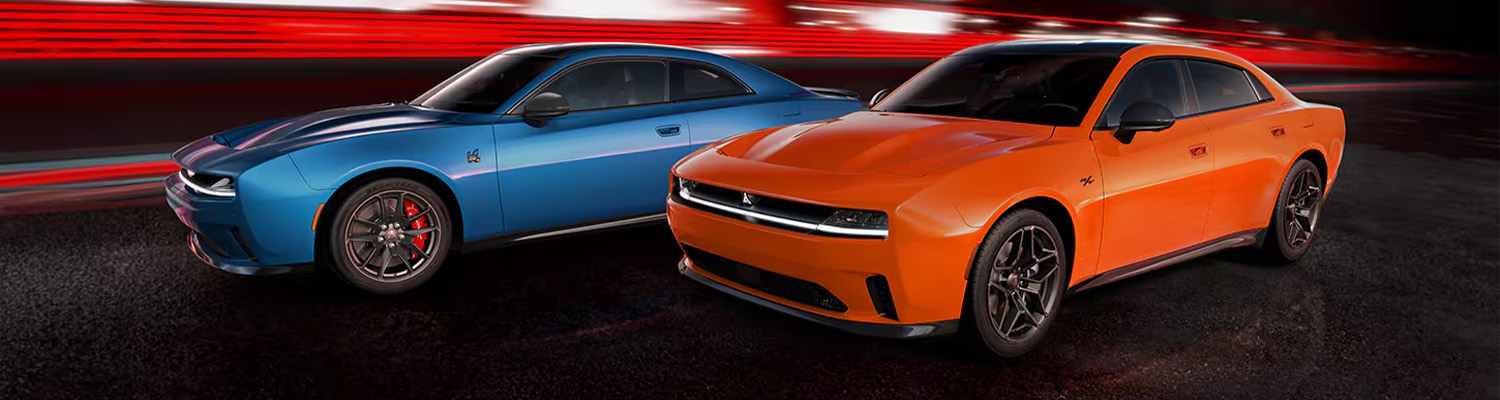Lineup of the 2025 Dodge Charger EV