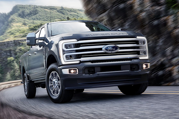 2025 Ford Super Duty in motion