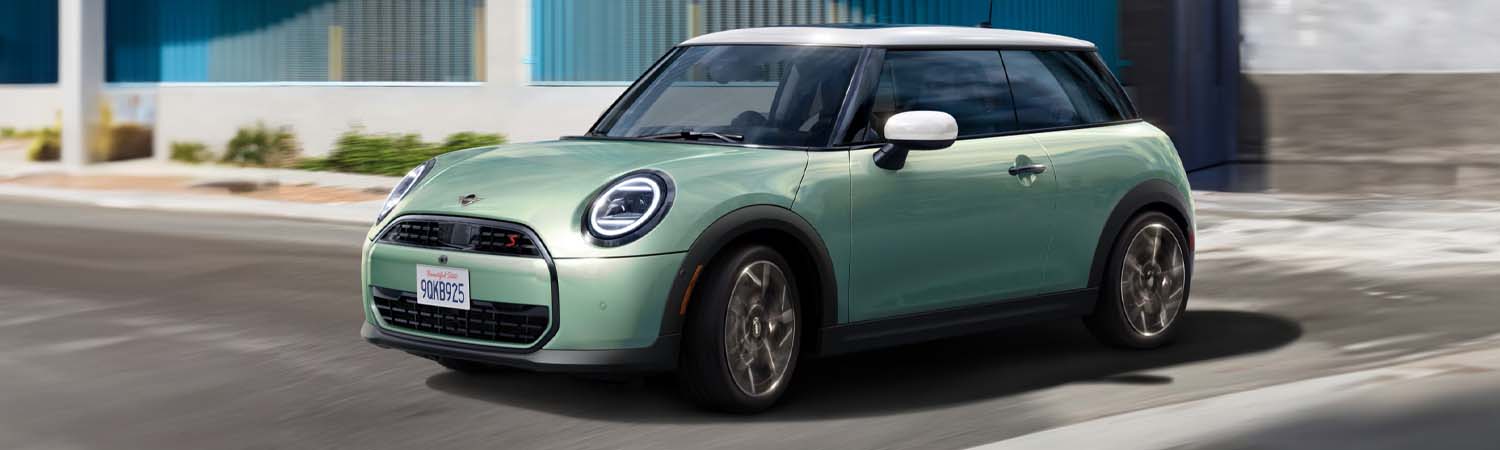 2025 MINI Hardtop 2 Door driving on city block