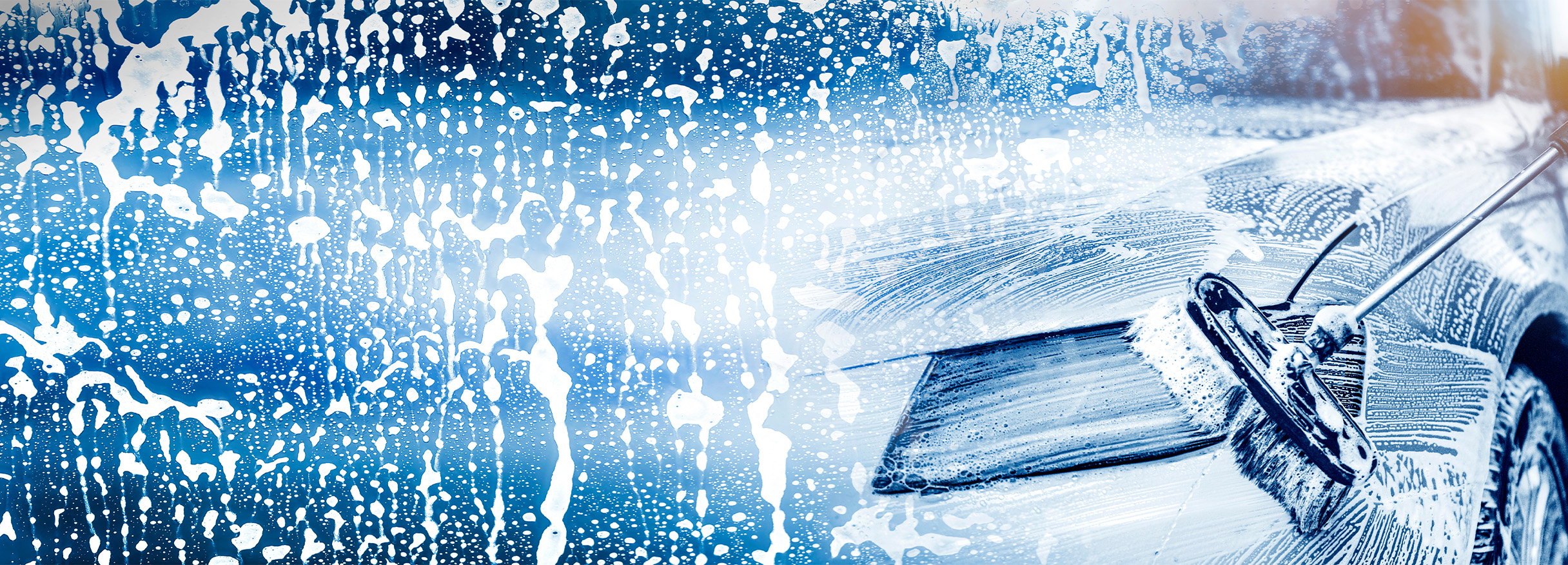 Abstract car wash image