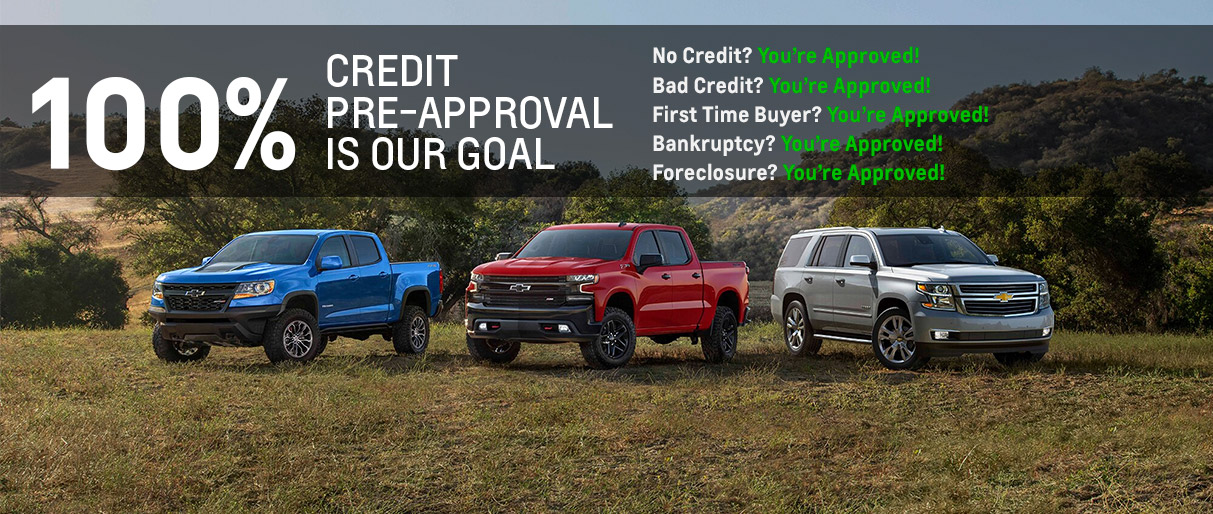 100% Credit Approval Is Our Goal!